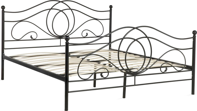 Lyra Dobbeltseng 180 \| 200 cm - Svart