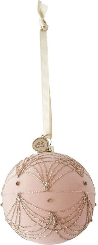 Sella julekule Ø8 cm Powder vekt