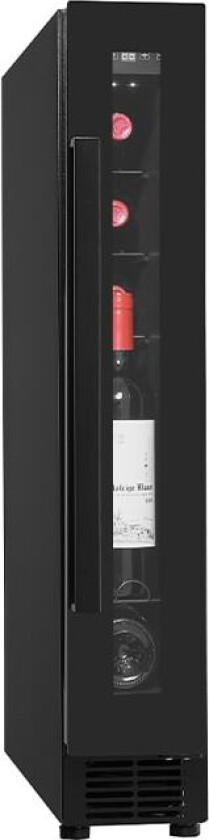 Innbyggbart vinskap - Arctic Collection 15S Fullglass Black