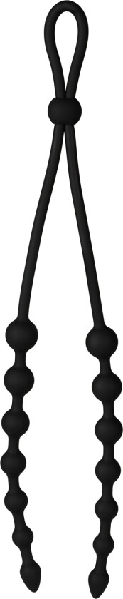 MALESATION 2-in-1 Male Fun Penisring - Svart