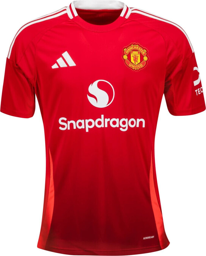 adidas Manchester United Home Jersey 2024/25, fotballdrakt, herre Mufc Red