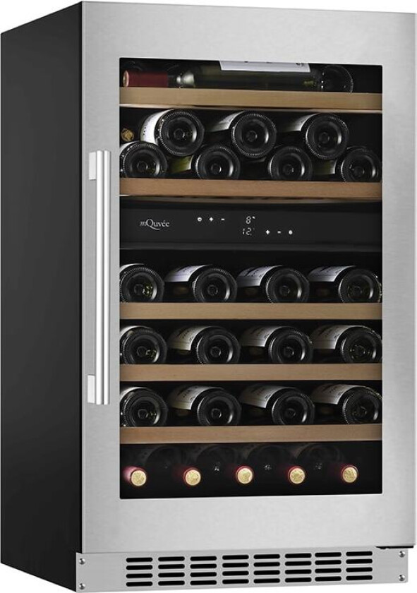 Innbyggbart vinskap - WineCave 800 50D Stainless