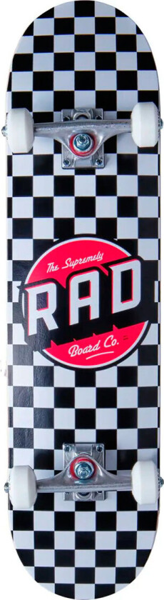 RAD Checkers Komplett Skateboard 7.5tm - Svart