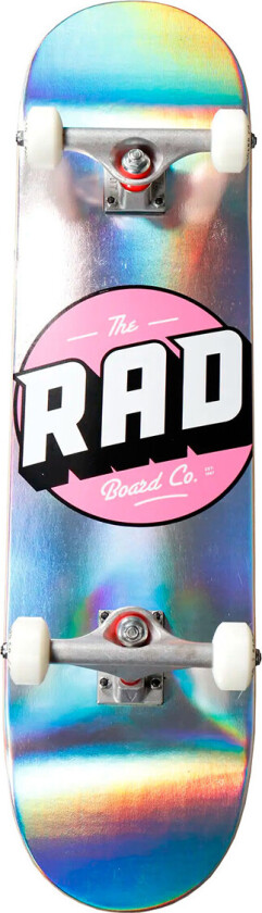 RAD Logo Progressive Komplett Skateboard 8tm - Holografisk