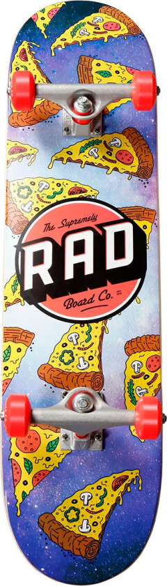 RAD Logo Progressive Komplett Skateboard 8tm - Galaxy Pizza