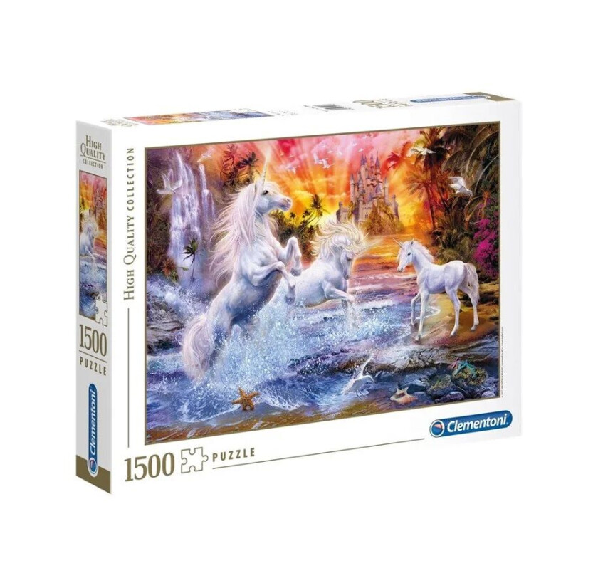 Puslespill 1500 Wild Unicorns