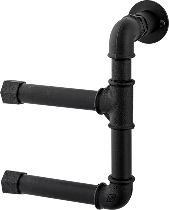 Garden Dorullholder Dobbel Svart