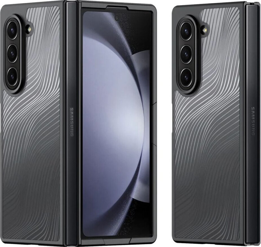 Samsung Galaxy Z Fold6 DUX DUCIS Aimo Series Plast Deksel - Gjennomsiktig / Svart