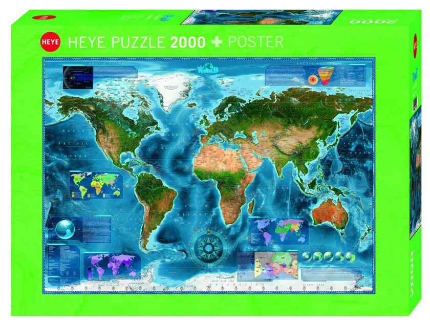 Puslespill 2000 Satellite Map