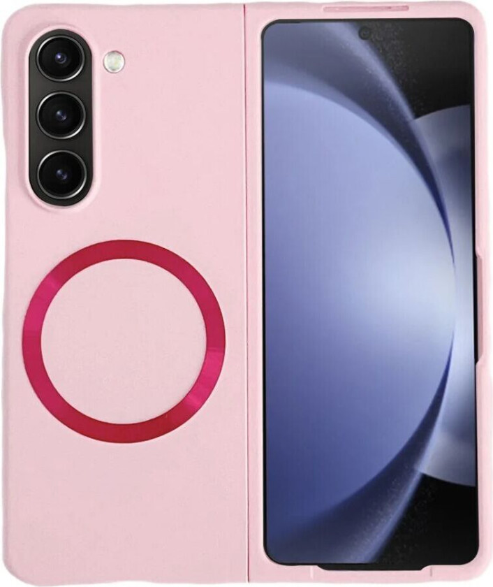 Samsung Galaxy Z Fold6 Hard Plast Deksel - MagSafe-Kompatibel - Rosa