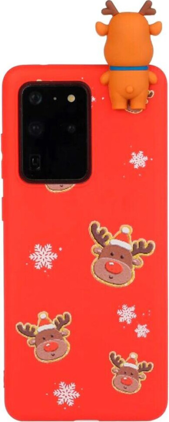Samsung Galaxy S20 Ultra Fleksibelt TPU-plast Jul Deksel - Reinsdyr