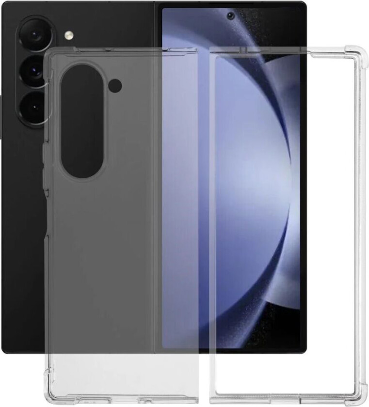 Samsung Galaxy Z Fold6 Fleksibelt Plastdeksel - Gjennomsiktig