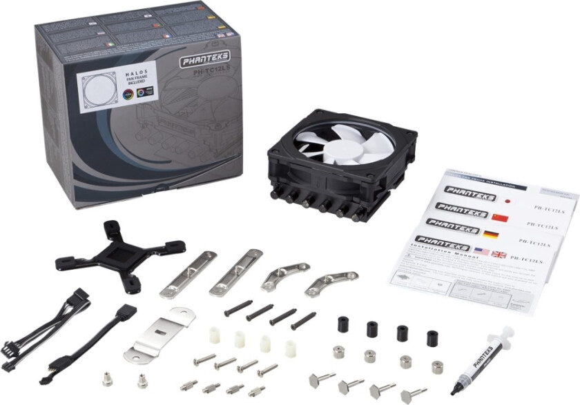 Ph-Tc12ls - Prosessorkjøler - (For: Lga775, Lga1156, Am2, Am2+, Lga1366, Am3, Lga1155, Am3+, Lga2011, Fm1, Fm2, Lga1150, Fm2+, Lga1151, Am4)