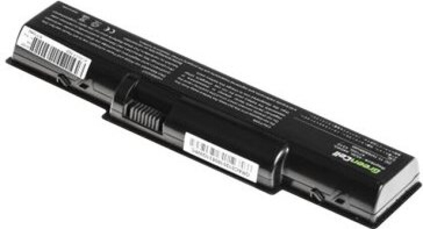 Green Cell - Batteri Til Bærbar Pc (Tilsvarer: Acer As07a31, Acer As07a51, Acer As07a41) - Litiumion - 6-Cellers - 4400 Mah - Svart - For Acer Aspire