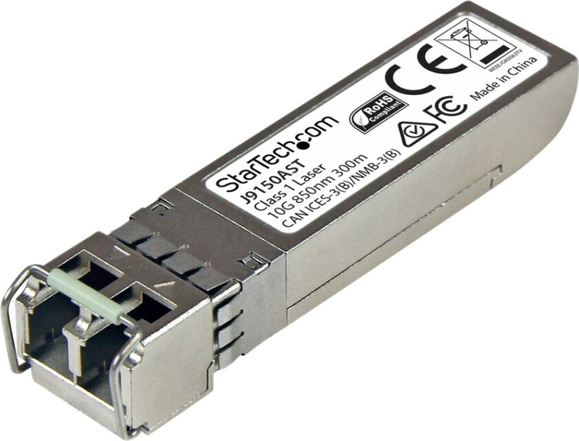 Startech.Com Hp J9150a Compatible Sfp+ Module - Lifetime Warranty (J9150ast) - Sfp+ Transceivermodul (Tilsvarer: Hp J9150a) - 10Gbe - 10Gbase-Sr - Lc