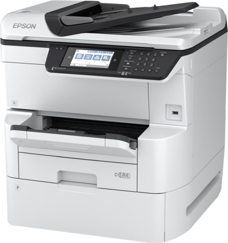 Workforce Pro Wf-C878rdwf - Multifunksjonsskriver - Farge - Ink-Jet - A3 (297 X 420 Mm) (Original) - A3 (Medie) - Opp Til 22 Spm (Kopiering) -