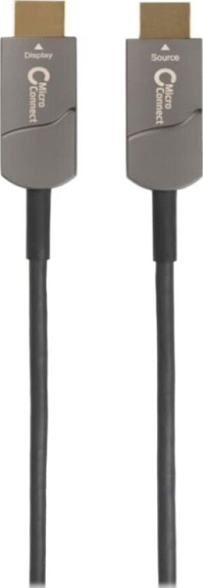 Bilde av Microconnect Premium - Hdmi-Kabel Med Ethernet - Hdmi Hann Til Hdmi Hann - 20 M - Hybridkobber / Fiberoptikk - Svart - Aktiv Optisk Hybridkabel, Støt