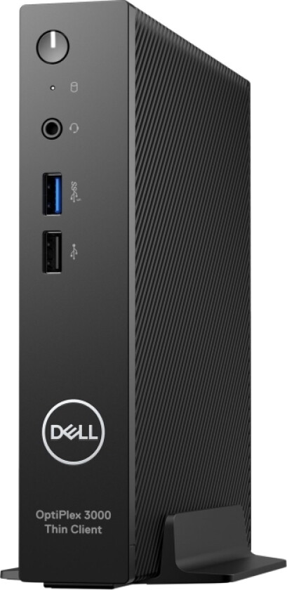 Optiplex 3000 Thin Client - Tynn Klient - Dts - 1 X Celeron N5105 / Inntil 2.9 Ghz - Ram 8 Gb - Ssd 256 Gb - Nvme, Class 35 - Uhd Graphics - Gig