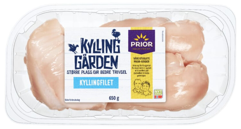 Kyllingfilet 650g
