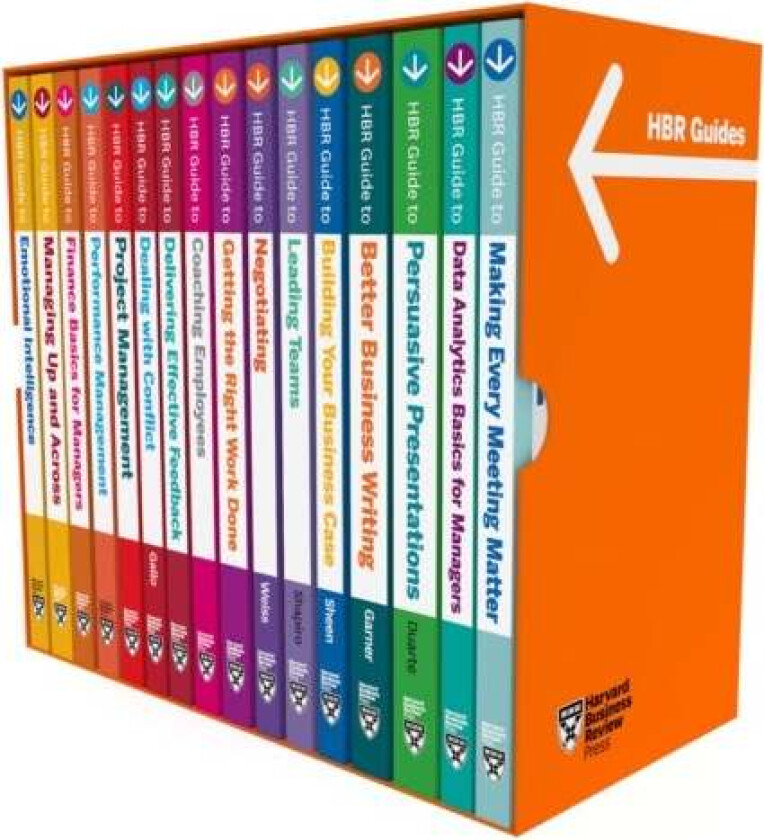 Harvard Business Review Guides Ultimate Boxed Set (16 Books) av Nancy Duarte, Bryan A Garner, Harvard Business Review, Mary Shapiro, Jeff Weiss