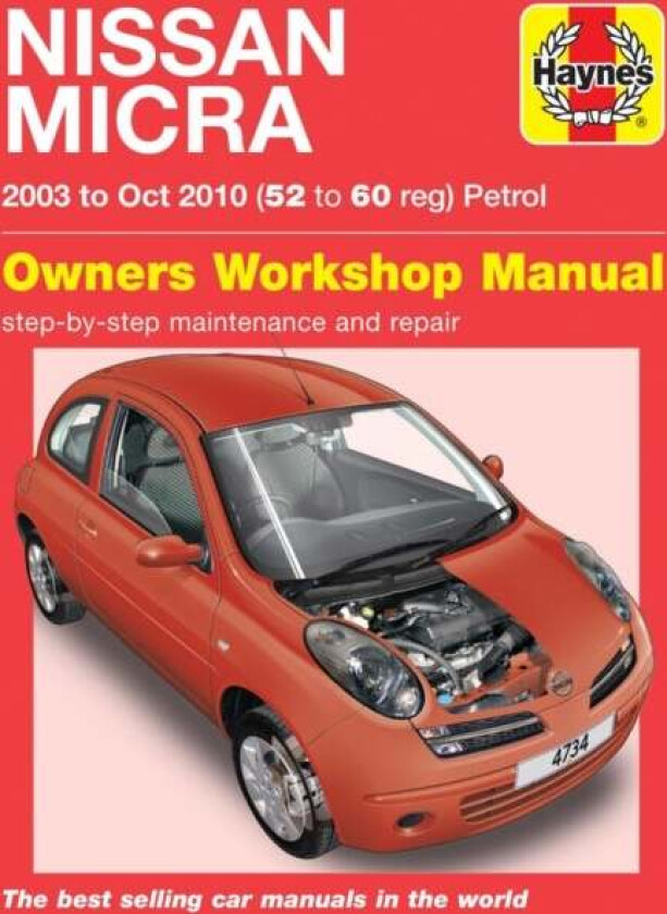 Nissan Micra (03 - Oct 10) Haynes Repair Manual av Haynes Publishing