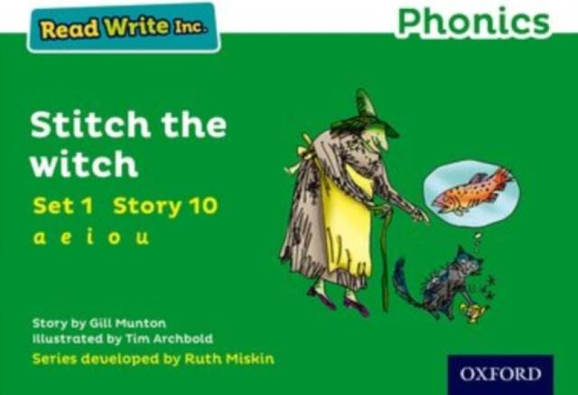 Read Write Inc. Phonics: Stitch the Witch (Green Set 1 Storybook 10) av Gill Munton