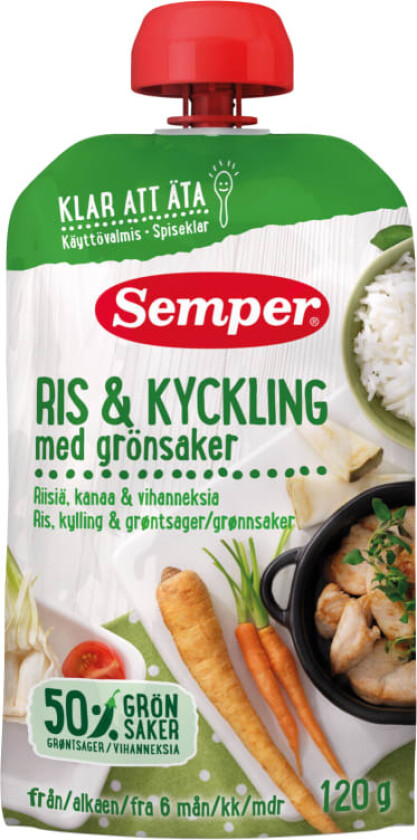 Ris&Kylling 6mnd 120g