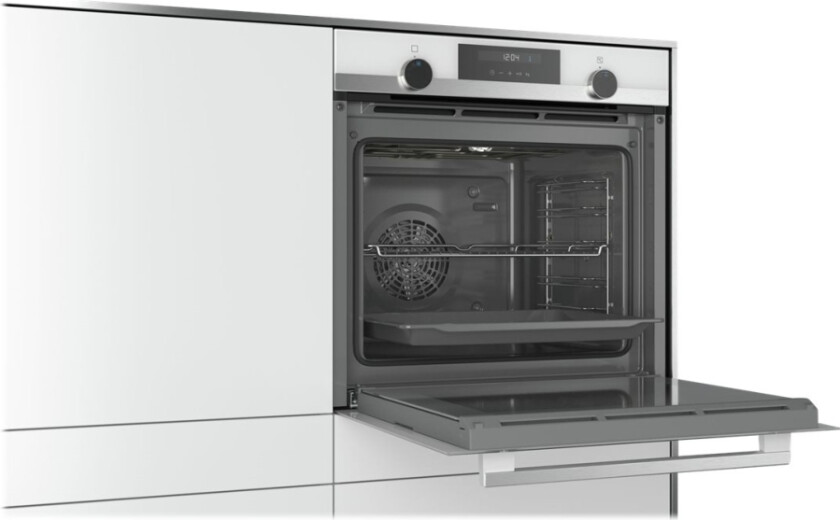 Iq500 Hb517abw0 - Ovn - Innebygd - Fordypning - Bredde: 56 Cm - Dybde: 55 Cm - Høyde: 58.5 Cm - Med Selvrens - Klasse A - Hvit