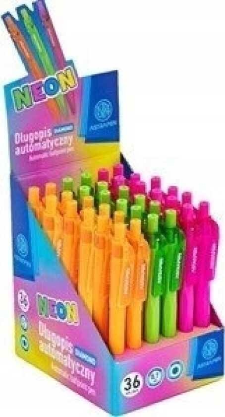 Uttrekkbar Kulepenn 0,7 Mm Diamant (36 Stk)