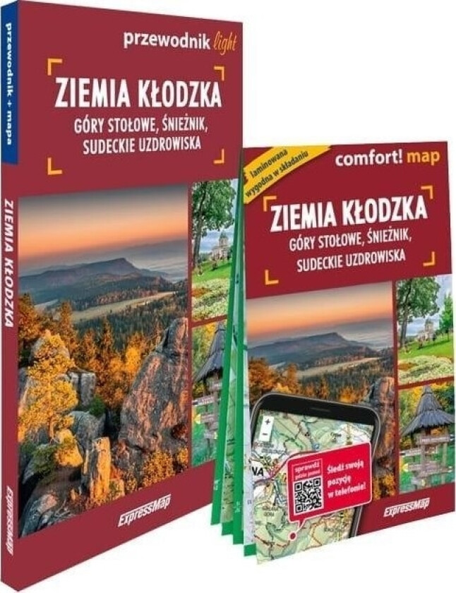 Expressmap Kodzko Land. Fjell.. Lys: Guide + Kart