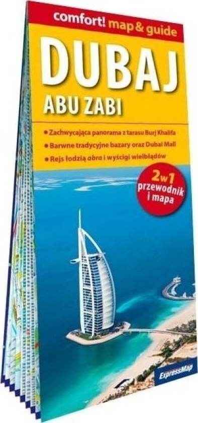 Expressmap Dubaj Comfort!Map&Guide Dubaj, Abu Zabi