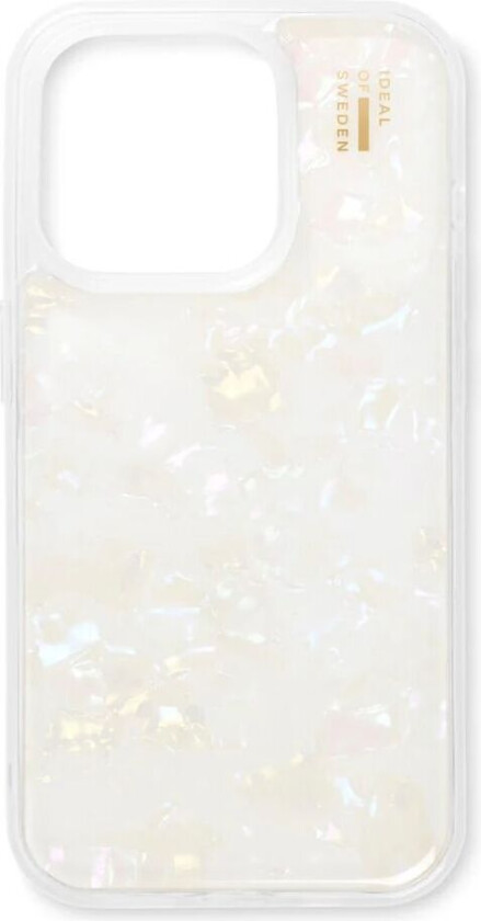 iDeal Of Sweden iPhone 15 Pro Pearlized Deksel - White
