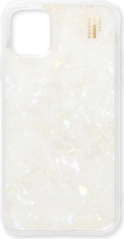 iDeal Of Sweden iPhone 11 Pearlized Deksel - White