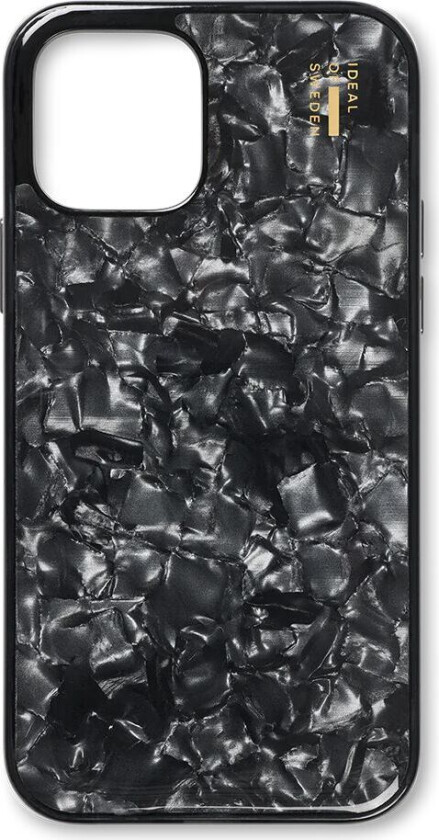 iDeal Of Sweden iPhone 12 / 12 Pro Pearlized Deksel - Black