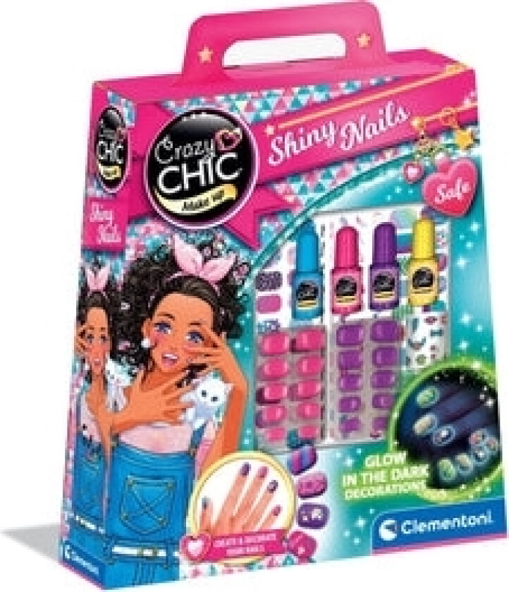 Crazy Chic 18689, Children''s Nail Polish Set, 6 År, Flerfarget