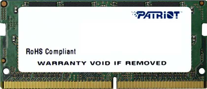 Patriot Signature Line - Ddr4 - Modul - 16 Gb - So Dimm 260-Pin - 2666 Mhz / Pc4-21300 - Cl19 - 1,2 V - Ikke Bufferet - Ikke-Ecc