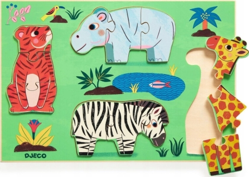 Little Puzzle - Animals Of The Savannah