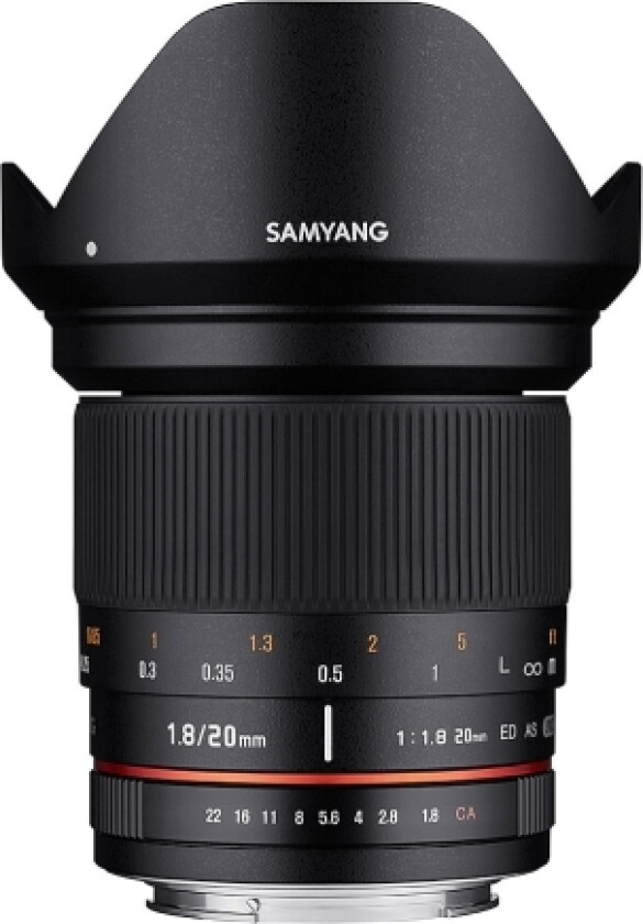 Samyang 20Mm F1.8 Ed As Umc, Bredt, 13/12, Canon M