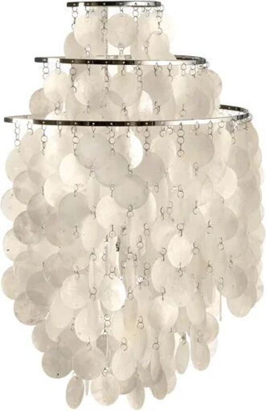 Fun 1 WM vegglampe Perlemor, krom