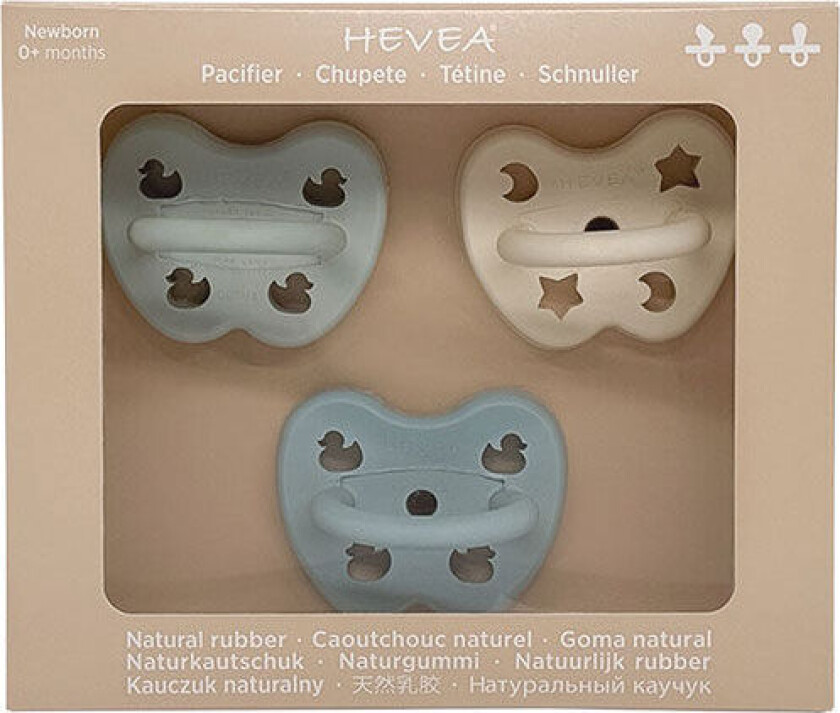 Smokk Otho Rund sym. Nyfødt 0+ måneder Mellow Mint, Milky White og Baby Blue - 1 Pakker