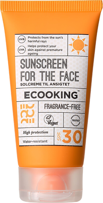 ECOOKING Solkrem ansikt SPF 30 - 50 ml
