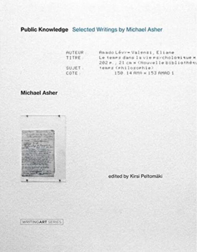 Public Knowledge av Michael Asher