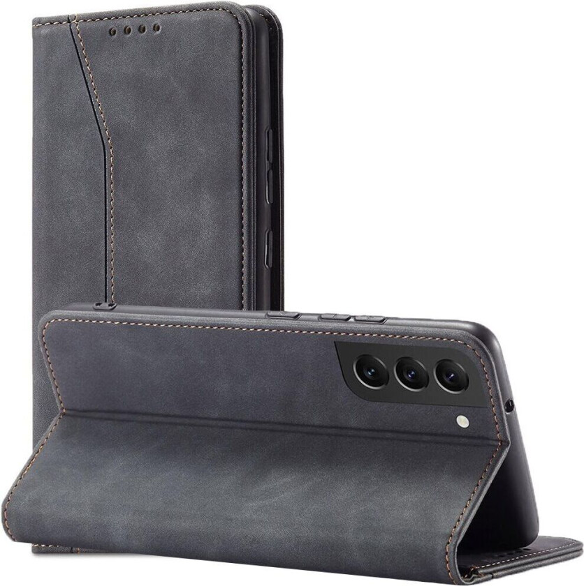 Hurtel Magnet Fancy Case for Samsung Galaxy S23+ deksel med klaff lommebokholder svart
