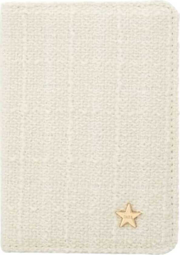 Tweed Passport Cover Off White
