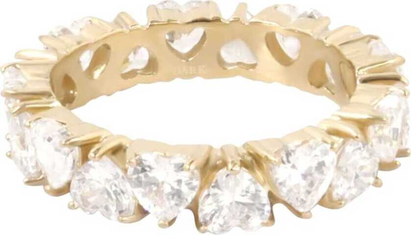 Full Heart Crystal Ring Crystal Size 4