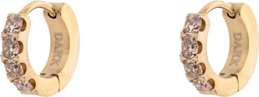 Crystal Hoops 12mm Champagne