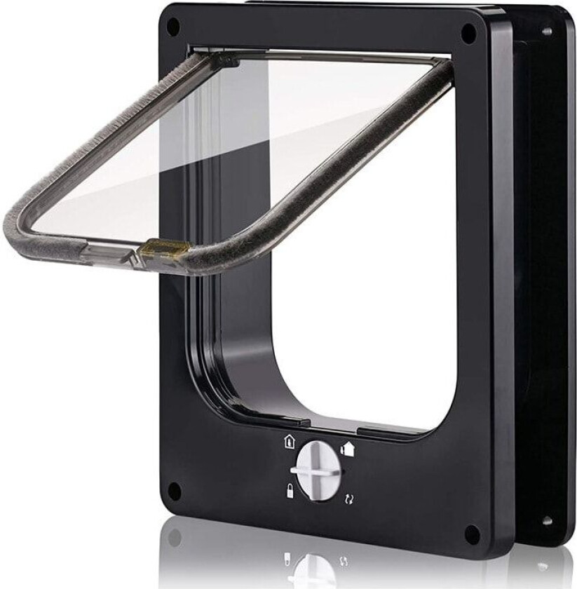 Katteluke med 4 låseposisjoner