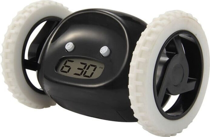 Magisk rullende vekkerklokke - Svart