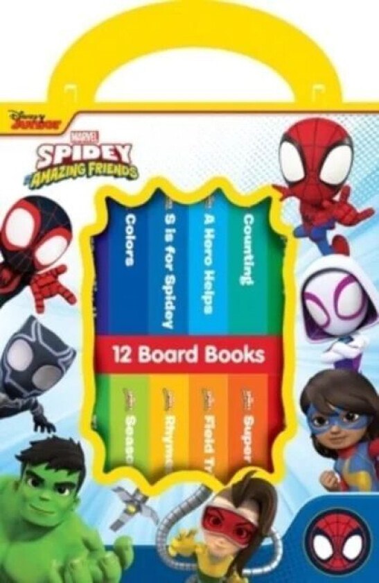 Disney Junior Marvel Spidey & His Amazing Friends 12 Books My First Library av P I Kids