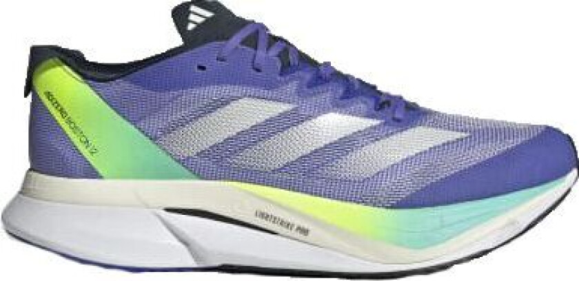 Men's Adizero Boston 12 Core Black/Zero Metalic/Spark 9.5